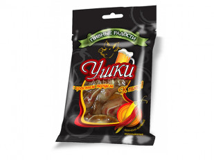 Кальмар полукольца: Уши свиные с красным перцем 