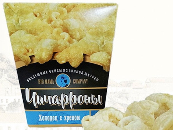 Чичарроны со вкусом холодца и хрена в Казани