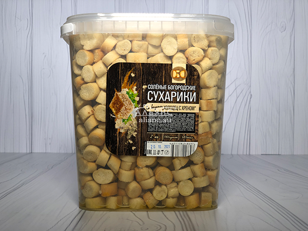 Сухарики с холодцом и хреном в Казани
