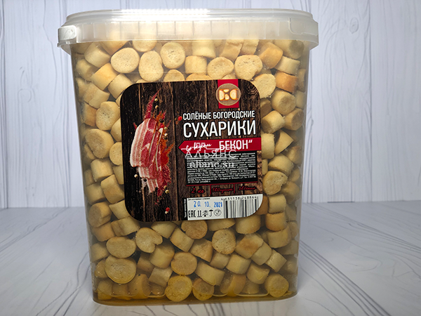 Сухарики с беконом в Казани