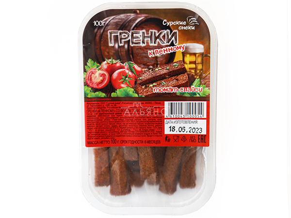 Сурские гренки Томат спайси (100 гр) в Казани