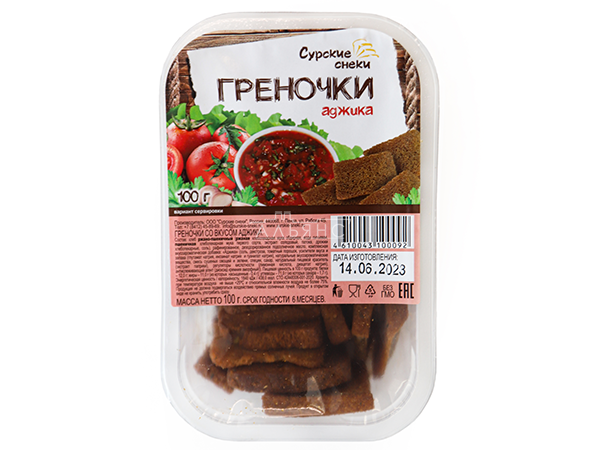 Сурские гренки с Аджикой (100 гр) в Казани