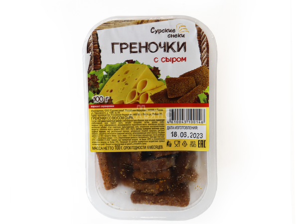 Сурские гренки со вкусом Сыра (100 гр) в Казани