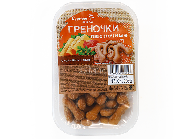 Сурские (ПШЕНИЧНЫЕ) Сливочный сыр (100 гр) в Казани