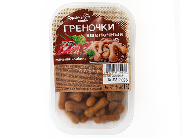Сурские (ПШЕНИЧНЫЕ) Копченая колбаска (100 гр) в Казани