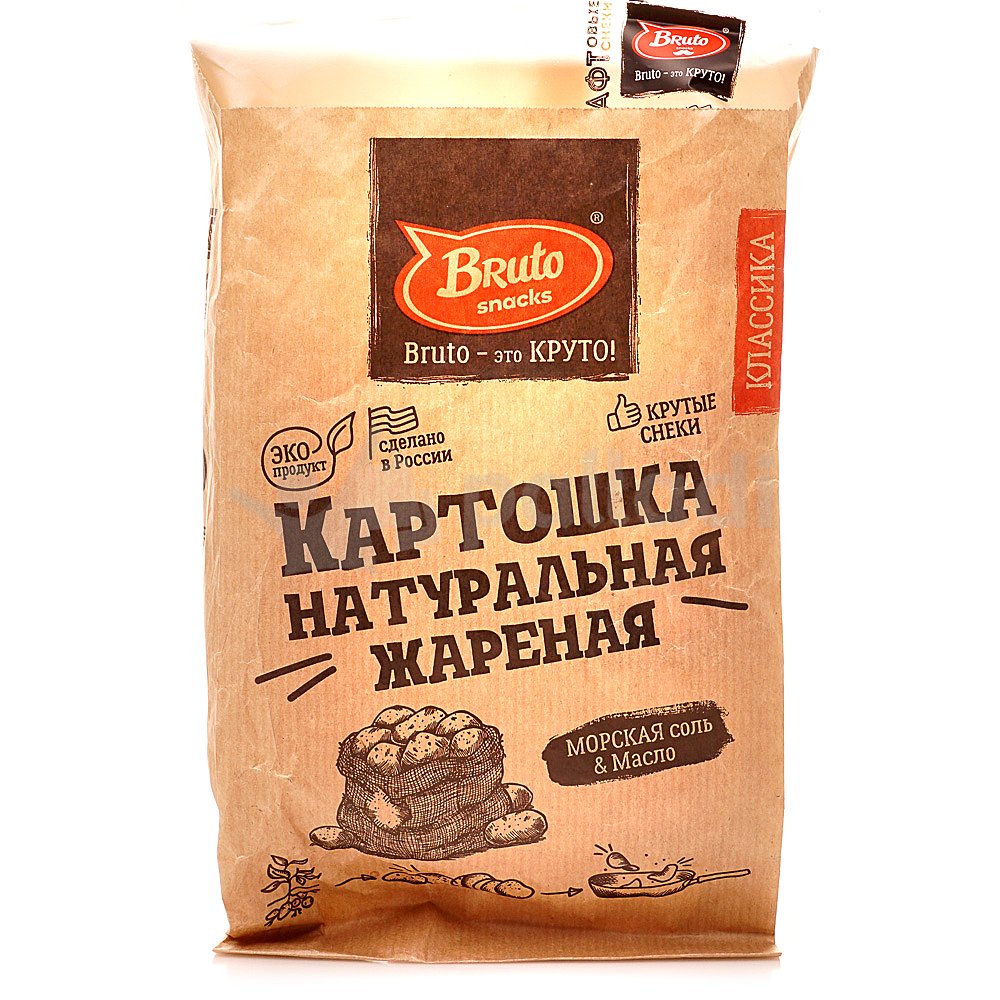 Картофель «Бруто» с солью 70 гр. в Казани